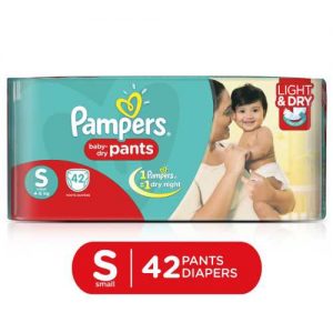 Pampers Baby Dry Pants Diaper (S, 4-8kg, 42pcs)