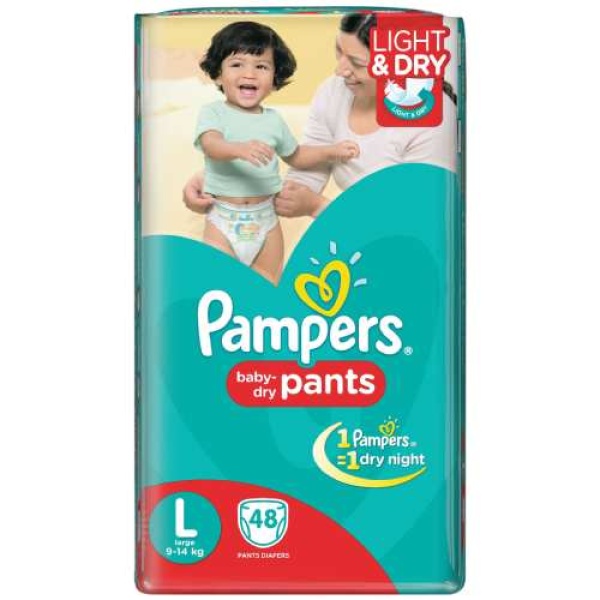 Pampers Baby Dry Pants (L, 9-14kg, 46pcs)